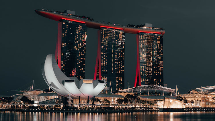 Marina Bay Sands night